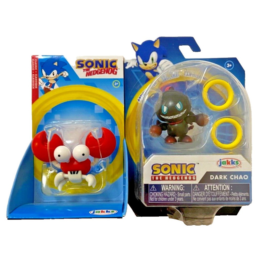 CRABMEAT & DARK CHAO Sonic The Hedgehog 2.5"‎ Action Figures